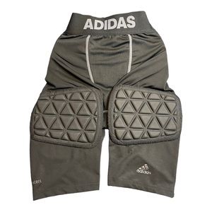 Adidas Youth Techfit 5 Pad Integrated Football Girdle - Size Large Youth - Black